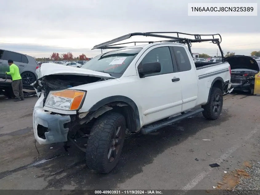 2012 Nissan Titan Sv VIN: 1N6AA0CJ8CN325389 Lot: 40903931