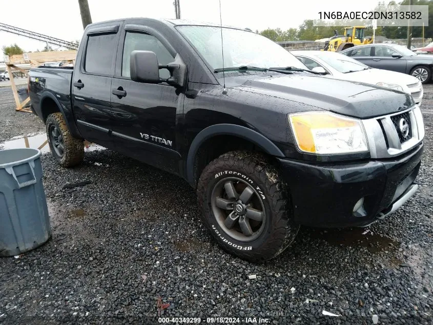 2013 Nissan Titan S/Sv/Sl/Pro-4X VIN: 1N6BA0EC2DN313582 Lot: 40349299