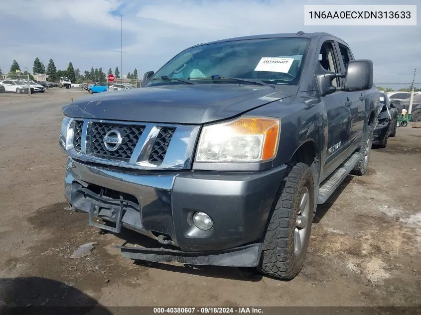 2013 Nissan Titan S/Sv/Sl/Pro-4X VIN: 1N6AA0ECXDN313633 Lot: 40380607