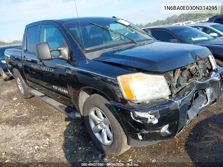 2013 Nissan Titan S/Sv/Sl/Pro-4X VIN: 1N6BA0ED3DN314295 Lot: 40437588