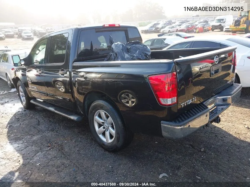 2013 Nissan Titan S/Sv/Sl/Pro-4X VIN: 1N6BA0ED3DN314295 Lot: 40437588