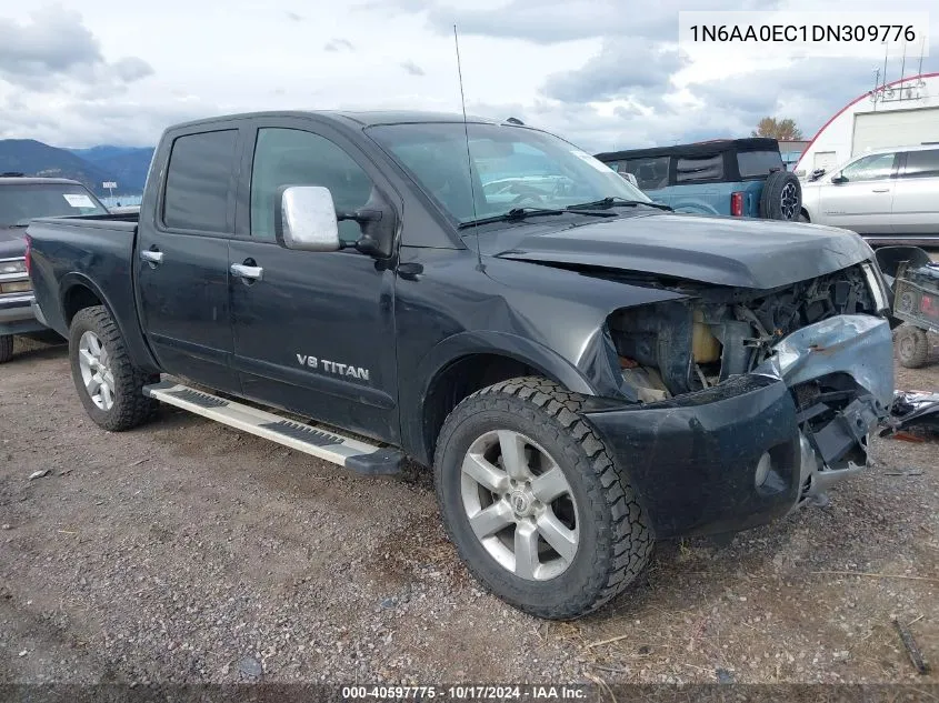 2013 Nissan Titan Sl VIN: 1N6AA0EC1DN309776 Lot: 40597775