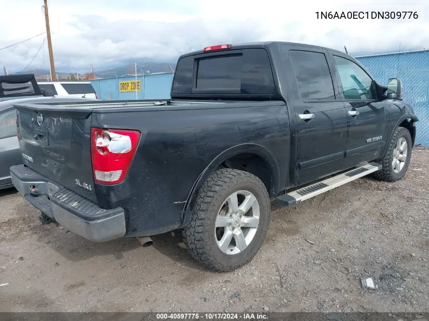 2013 Nissan Titan Sl VIN: 1N6AA0EC1DN309776 Lot: 40597775