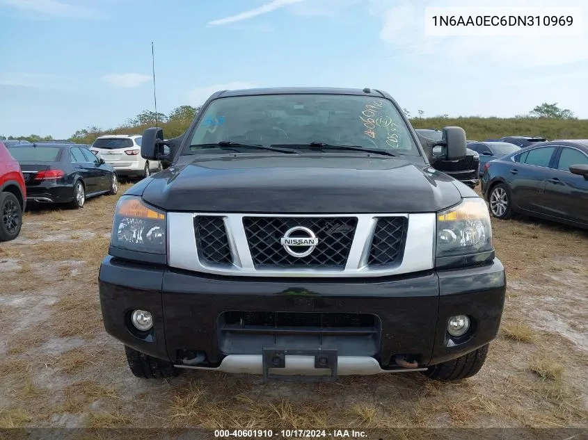 2013 Nissan Titan Pro-4X VIN: 1N6AA0EC6DN310969 Lot: 40601910