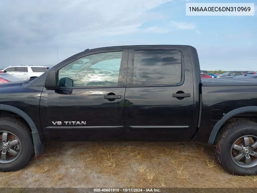 2013 Nissan Titan Pro-4X VIN: 1N6AA0EC6DN310969 Lot: 40601910