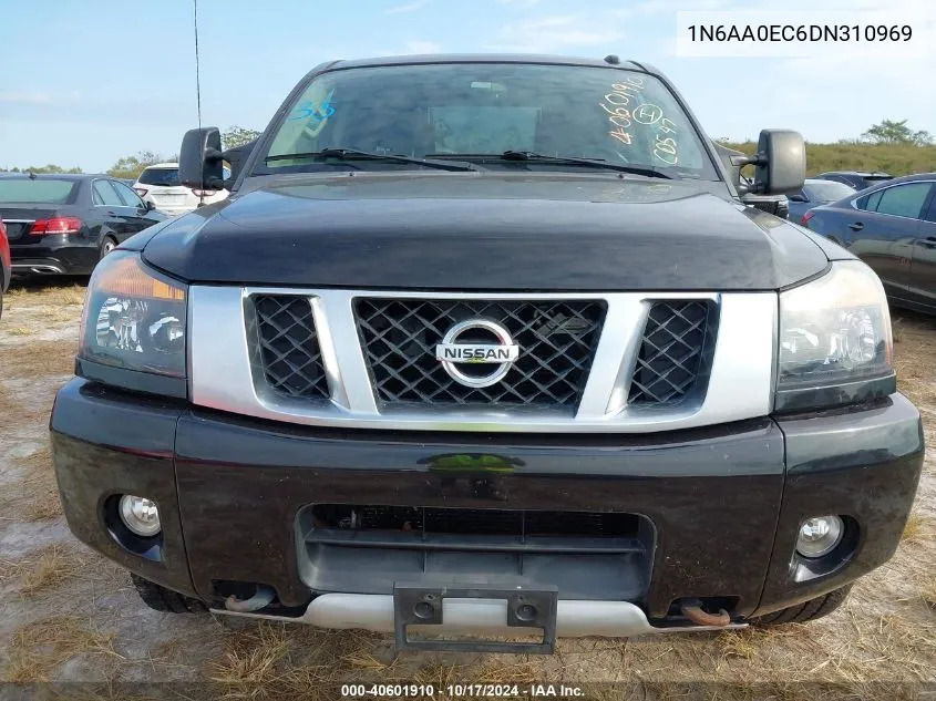 2013 Nissan Titan Pro-4X VIN: 1N6AA0EC6DN310969 Lot: 40601910