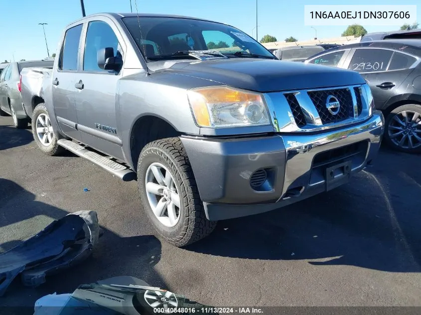 2013 Nissan Titan Sv VIN: 1N6AA0EJ1DN307606 Lot: 40848016