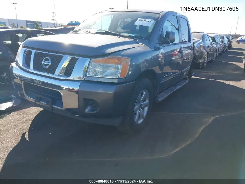 2013 Nissan Titan Sv VIN: 1N6AA0EJ1DN307606 Lot: 40848016