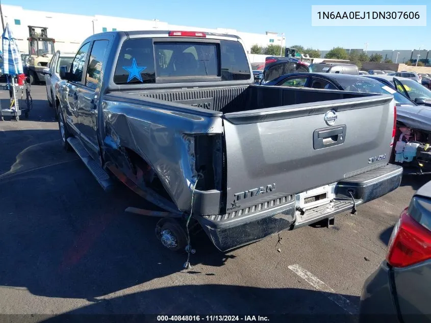 2013 Nissan Titan Sv VIN: 1N6AA0EJ1DN307606 Lot: 40848016