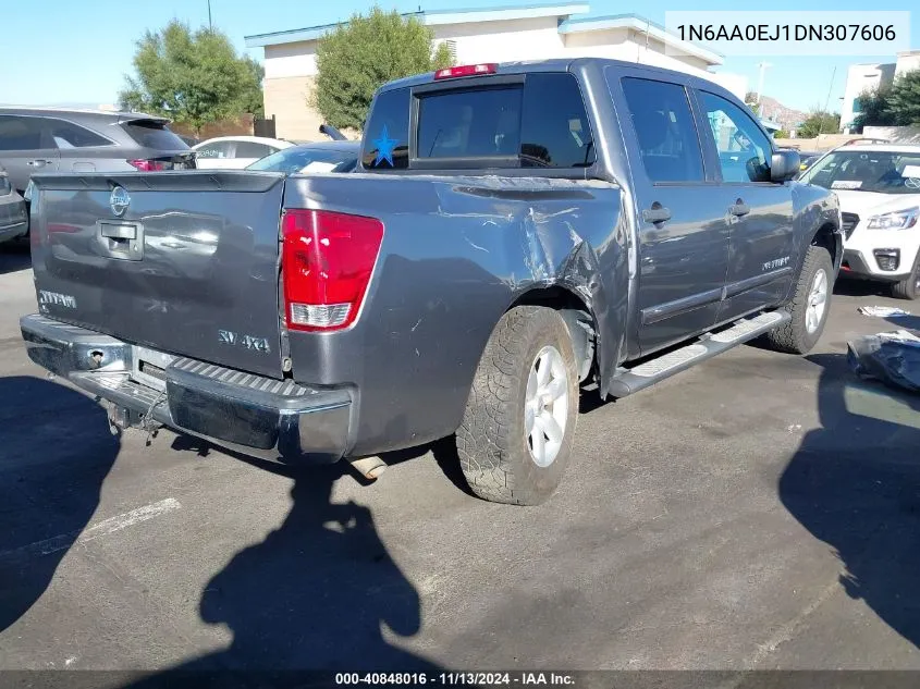 2013 Nissan Titan Sv VIN: 1N6AA0EJ1DN307606 Lot: 40848016