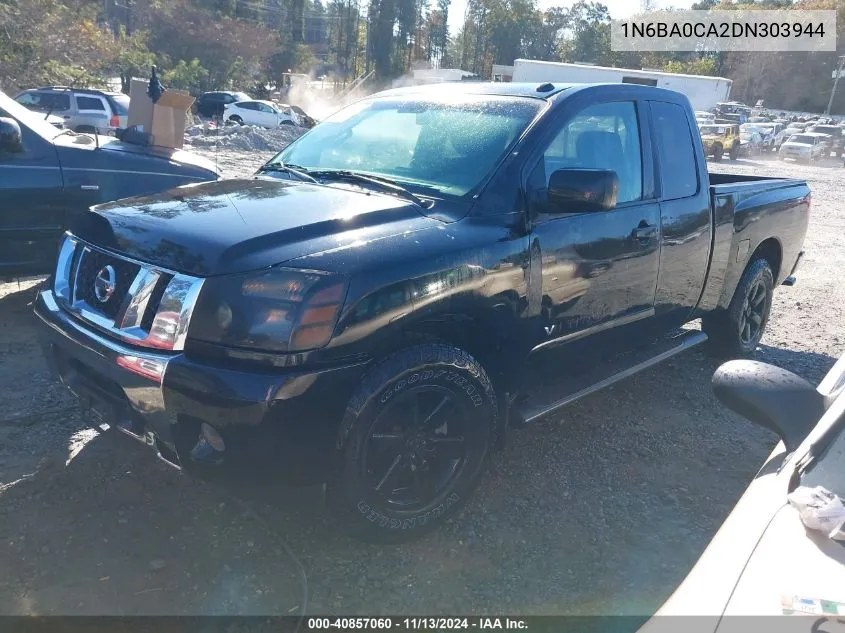 2013 Nissan Titan Sv VIN: 1N6BA0CA2DN303944 Lot: 40857060