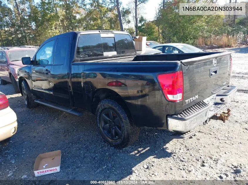 2013 Nissan Titan Sv VIN: 1N6BA0CA2DN303944 Lot: 40857060