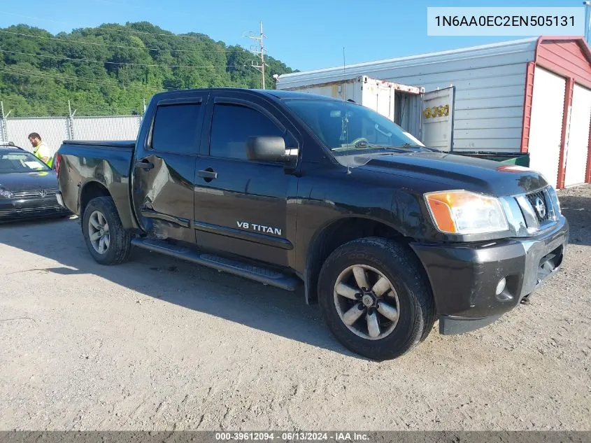 2014 Nissan Titan Sv VIN: 1N6AA0EC2EN505131 Lot: 39612094