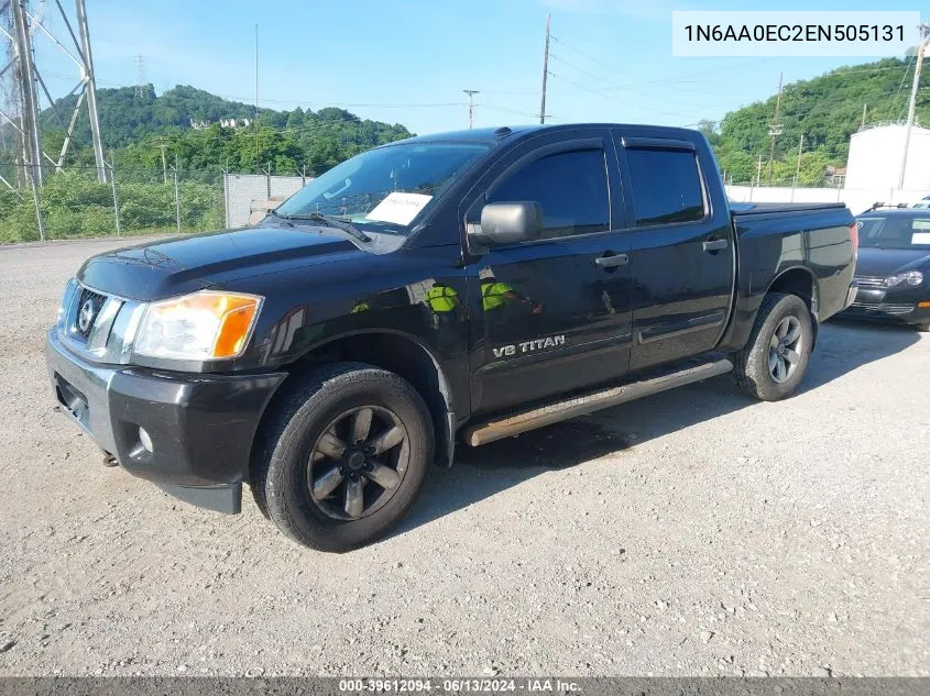 1N6AA0EC2EN505131 2014 Nissan Titan Sv