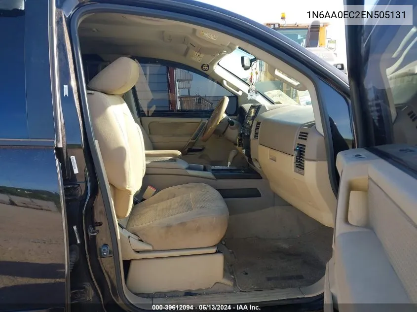 1N6AA0EC2EN505131 2014 Nissan Titan Sv