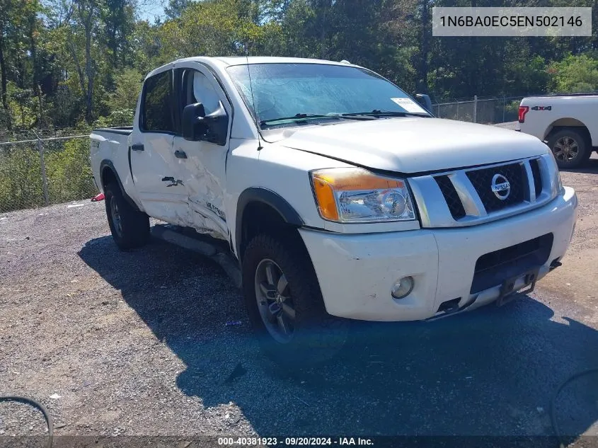 2014 Nissan Titan Pro-4X VIN: 1N6BA0EC5EN502146 Lot: 40381923