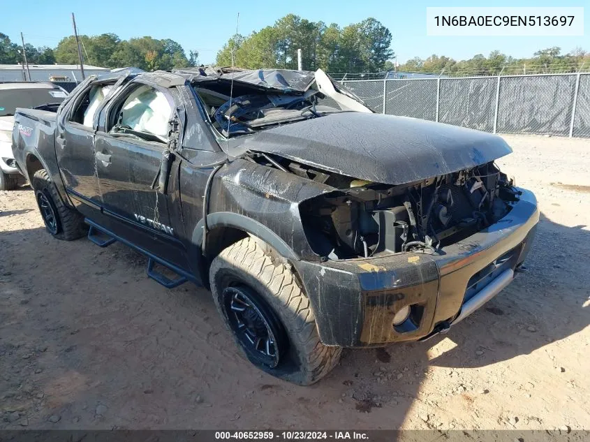 2014 Nissan Titan Pro-4X VIN: 1N6BA0EC9EN513697 Lot: 40652959