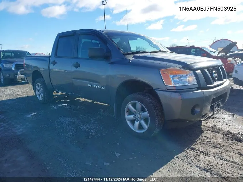 2015 Nissan Titan VIN: 1N6AA0EJ7FN503925 Lot: 12147444