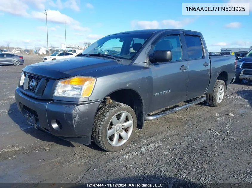 2015 Nissan Titan VIN: 1N6AA0EJ7FN503925 Lot: 12147444