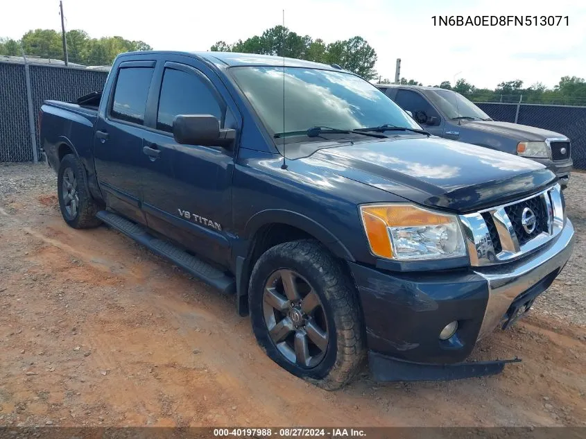 1N6BA0ED8FN513071 2015 Nissan Titan Sv