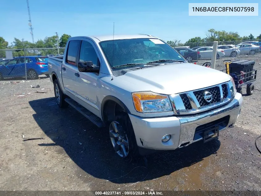 2015 Nissan Titan Sv VIN: 1N6BA0EC8FN507598 Lot: 40237741