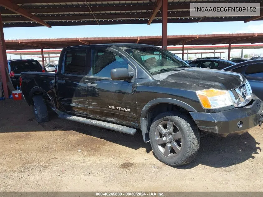 2015 Nissan Titan Sv VIN: 1N6AA0EC6FN509152 Lot: 40245889