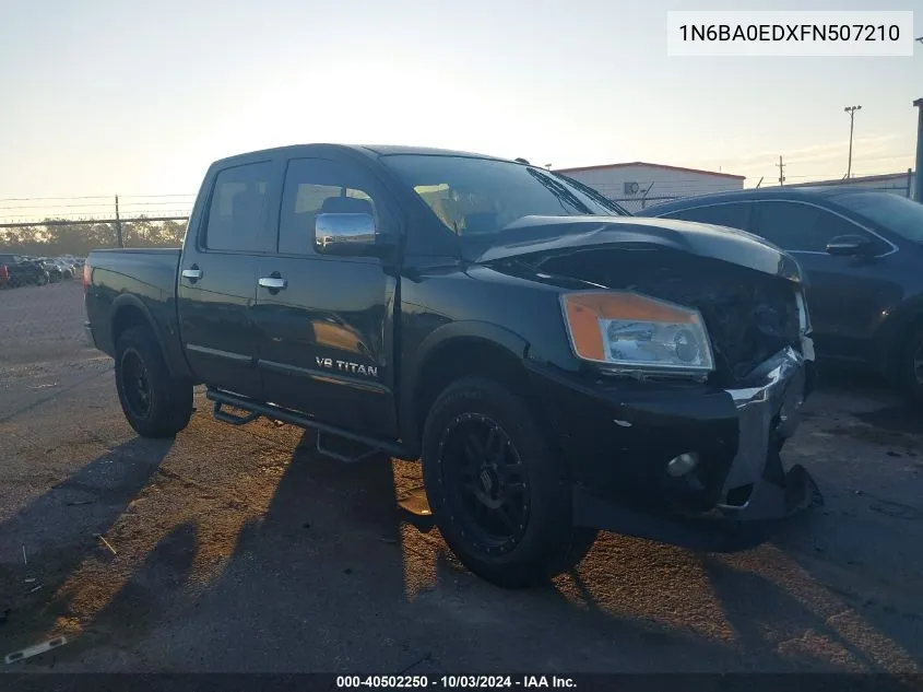 2015 Nissan Titan Sv VIN: 1N6BA0EDXFN507210 Lot: 40502250