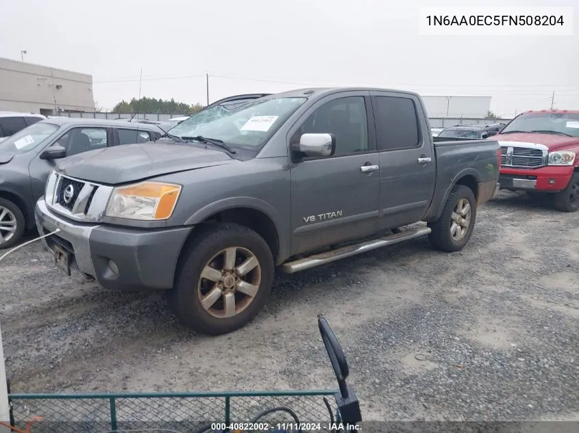 2015 Nissan Titan Sl VIN: 1N6AA0EC5FN508204 Lot: 40822002