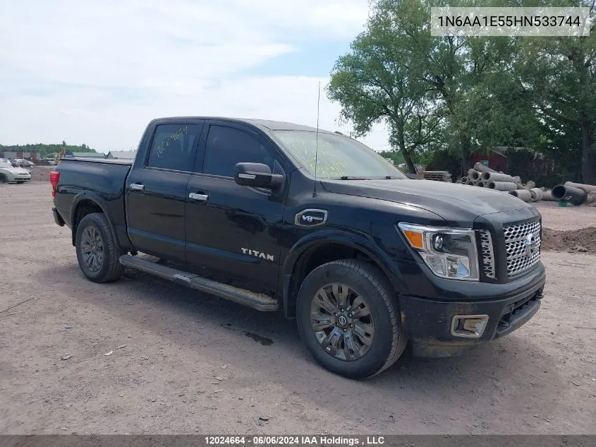 1N6AA1E55HN533744 2017 Nissan Titan Sv/Sl/Pro-4X/Plat Res