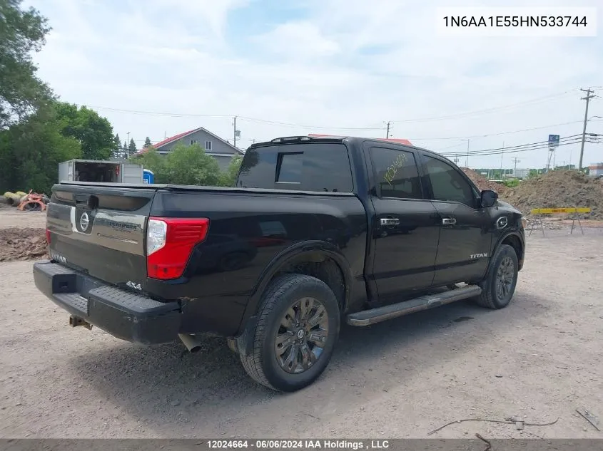 1N6AA1E55HN533744 2017 Nissan Titan Sv/Sl/Pro-4X/Plat Res