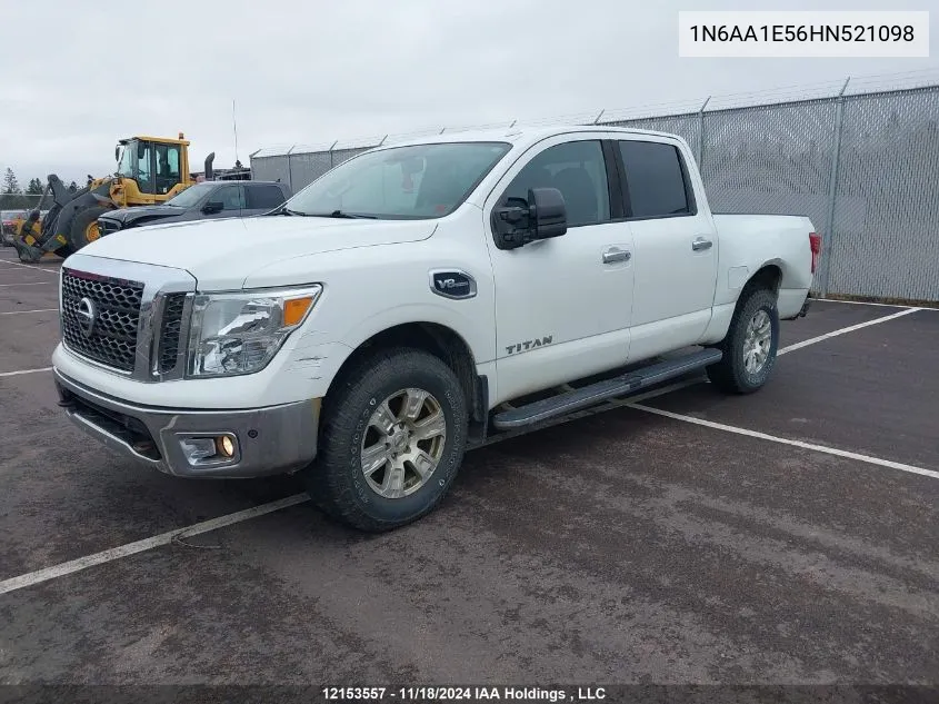 2017 Nissan Titan Sv/Sl/Pro-4X/Plat Res VIN: 1N6AA1E56HN521098 Lot: 12153557