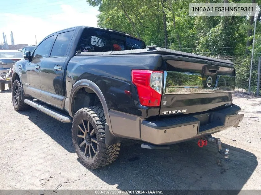 1N6AA1E53HN559341 2017 Nissan Titan Platinum Reserve