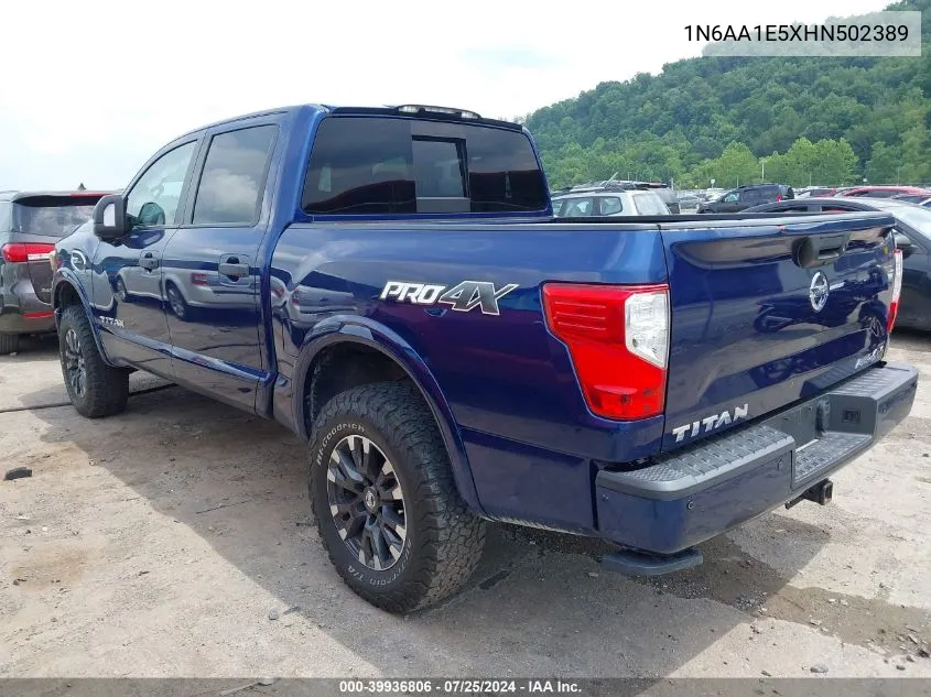 1N6AA1E5XHN502389 2017 Nissan Titan Pro-4X