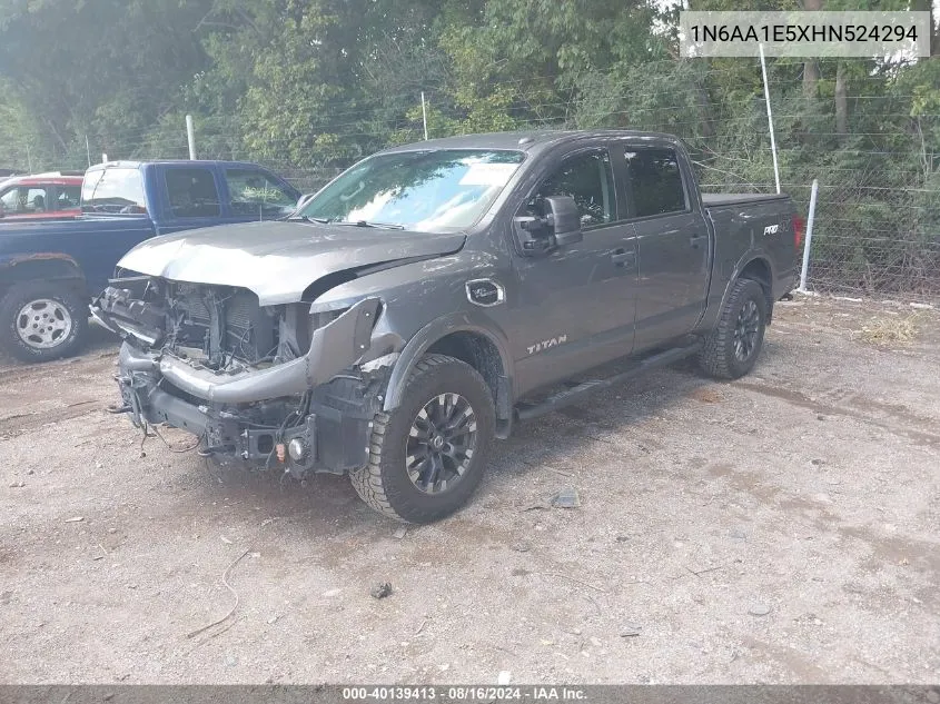 1N6AA1E5XHN524294 2017 Nissan Titan Pro-4X