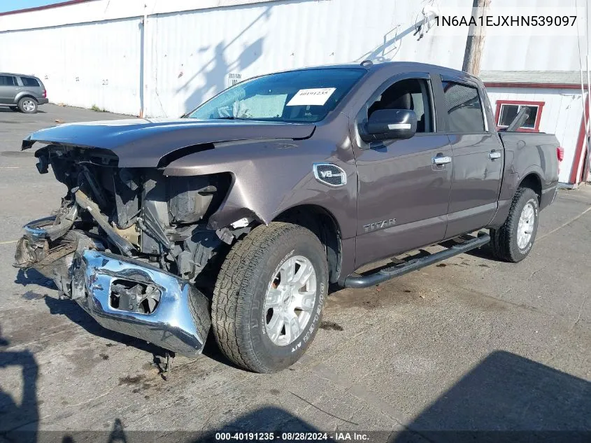 2017 Nissan Titan Sv VIN: 1N6AA1EJXHN539097 Lot: 40191235