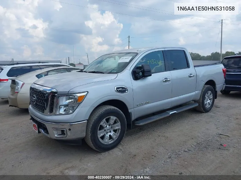 1N6AA1E50HN531058 2017 Nissan Titan Platinum Reserve/Pro-4X/S/Sl/Sv