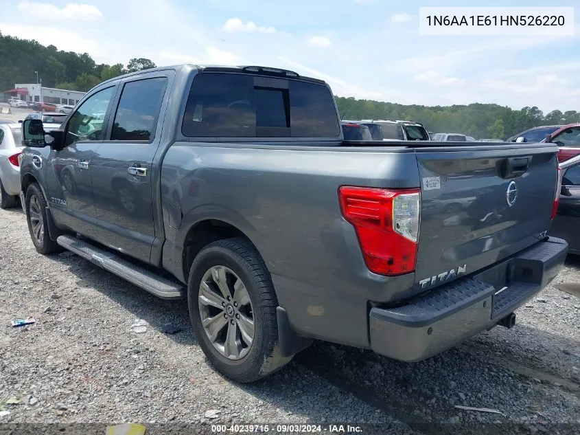 2017 Nissan Titan Sv VIN: 1N6AA1E61HN526220 Lot: 40239715