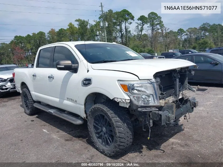 1N6AA1E56HN571077 2017 Nissan Titan Sv