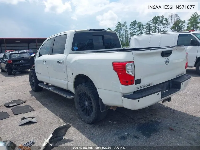 1N6AA1E56HN571077 2017 Nissan Titan Sv