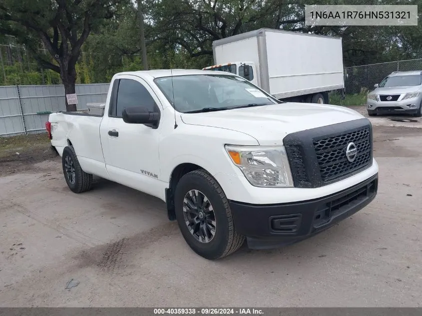 1N6AA1R76HN531321 2017 Nissan Titan S/Sv