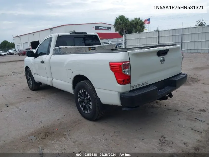 1N6AA1R76HN531321 2017 Nissan Titan S/Sv