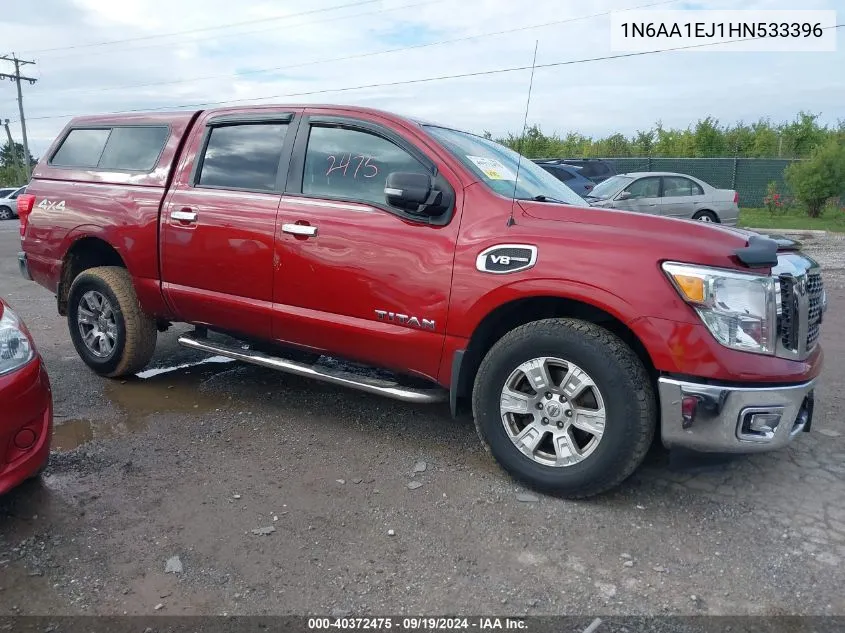 2017 Nissan Titan Sv VIN: 1N6AA1EJ1HN533396 Lot: 40372475