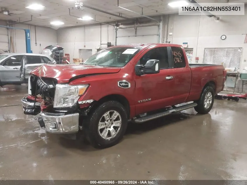 1N6AA1C82HN553401 2017 Nissan Titan Sv