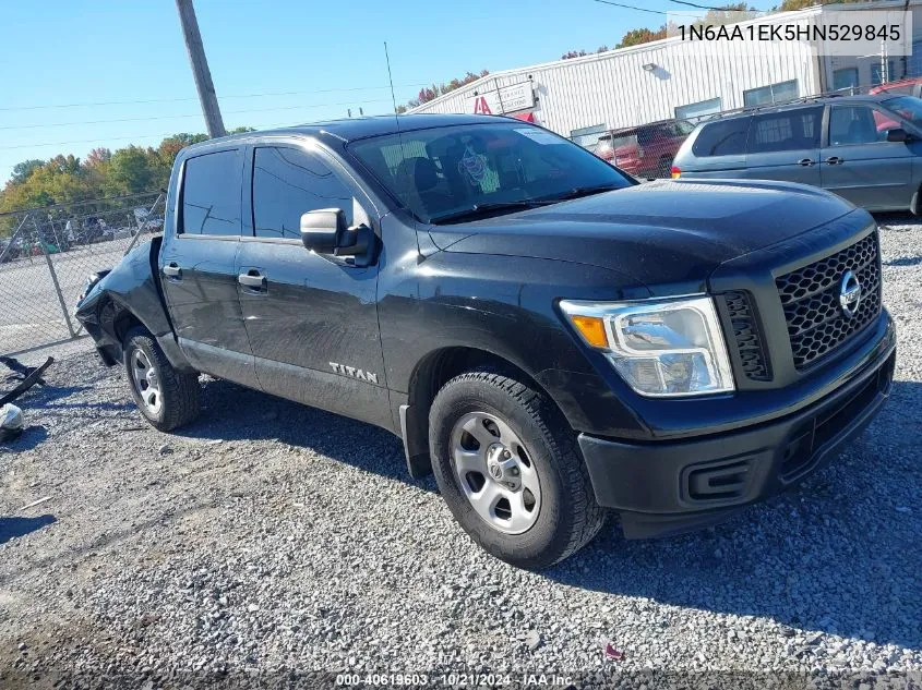 2017 Nissan Titan S VIN: 1N6AA1EK5HN529845 Lot: 40619603