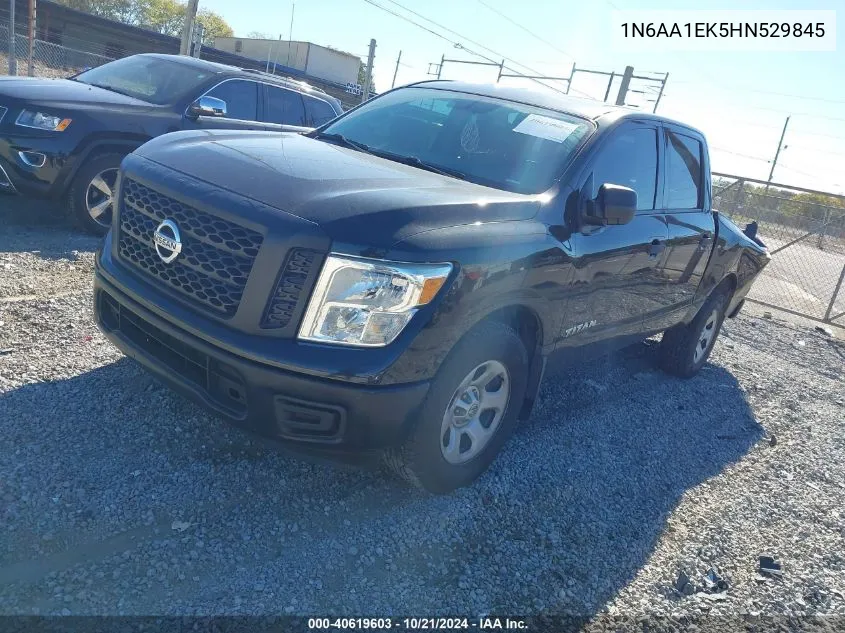 2017 Nissan Titan S VIN: 1N6AA1EK5HN529845 Lot: 40619603