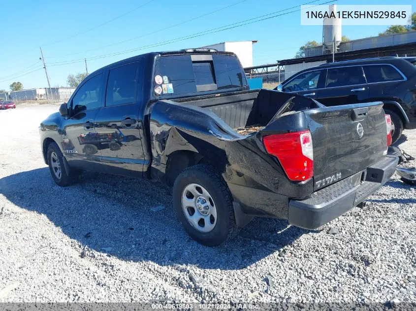 2017 Nissan Titan S VIN: 1N6AA1EK5HN529845 Lot: 40619603