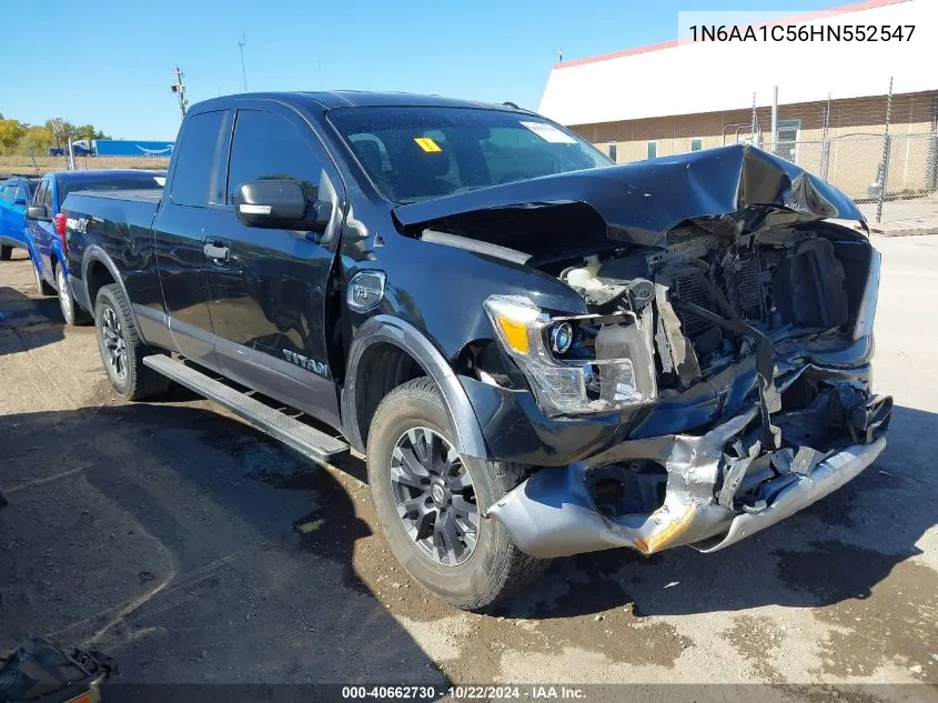 2017 Nissan Titan Pro-4X VIN: 1N6AA1C56HN552547 Lot: 40662730