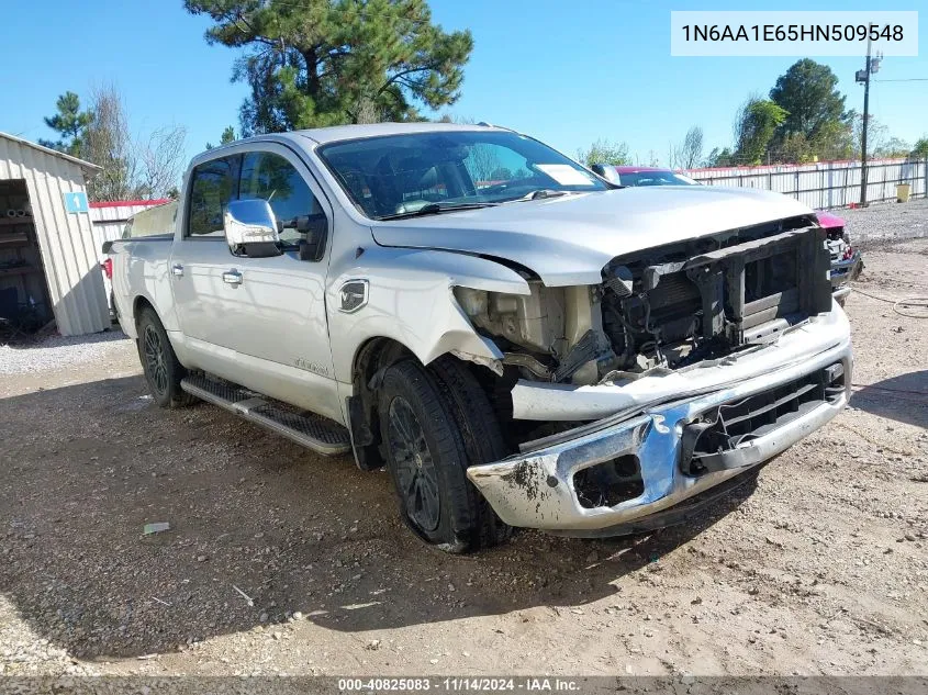 2017 Nissan Titan Sl VIN: 1N6AA1E65HN509548 Lot: 40825083