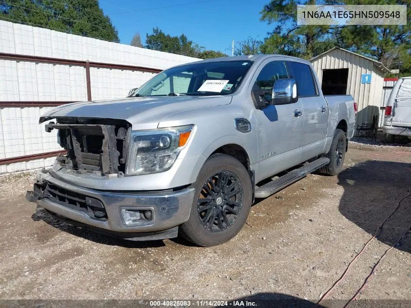 2017 Nissan Titan Sl VIN: 1N6AA1E65HN509548 Lot: 40825083