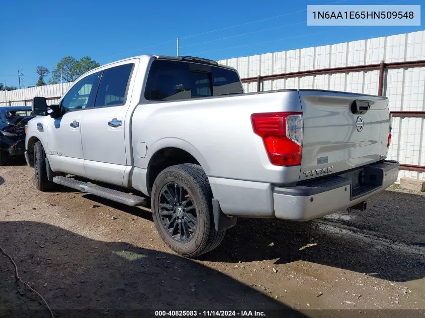 2017 Nissan Titan Sl VIN: 1N6AA1E65HN509548 Lot: 40825083